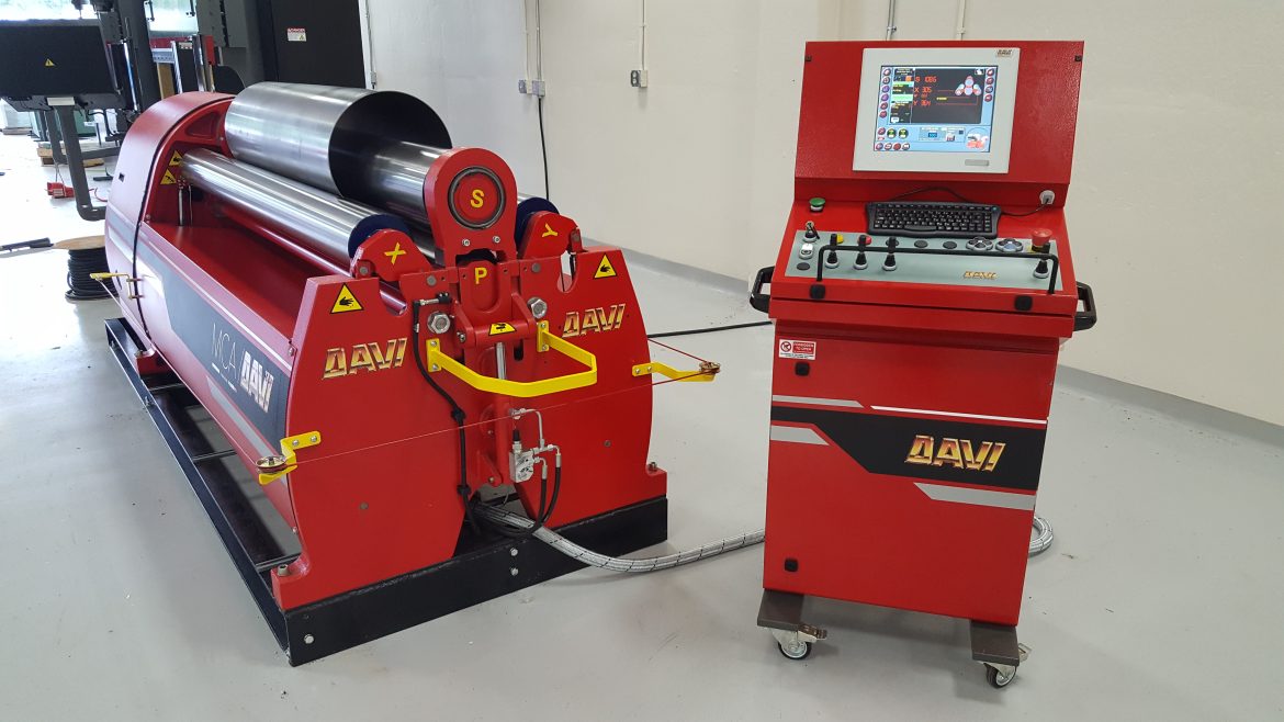 Davi MCA 4 roll (1) Davi MCA 4 roll plate roller