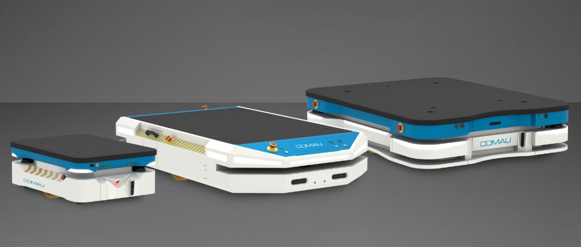 Photo of family of Comau MYMR AMRs