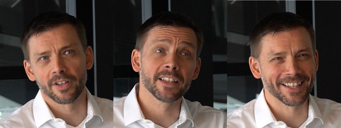 Photos from an interview with TRUMPF's Andreas Bunz