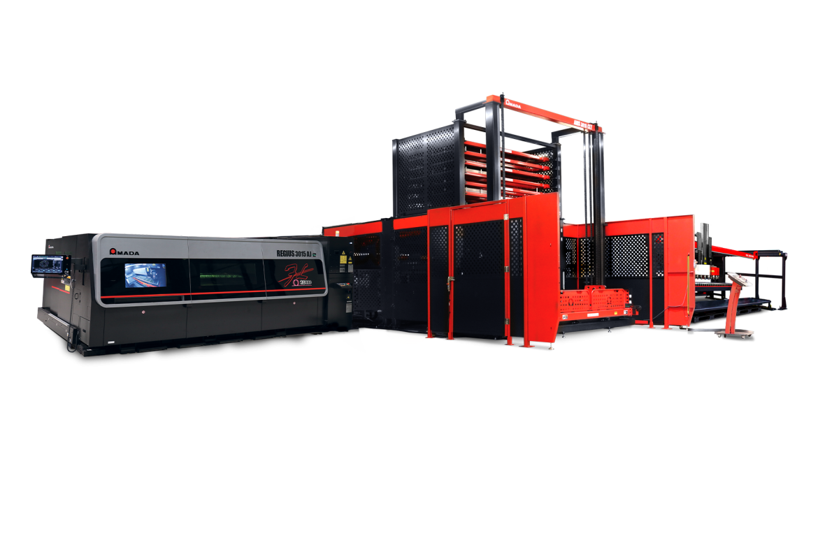The new REGIUS 26 kW laser system with automation from AMADA