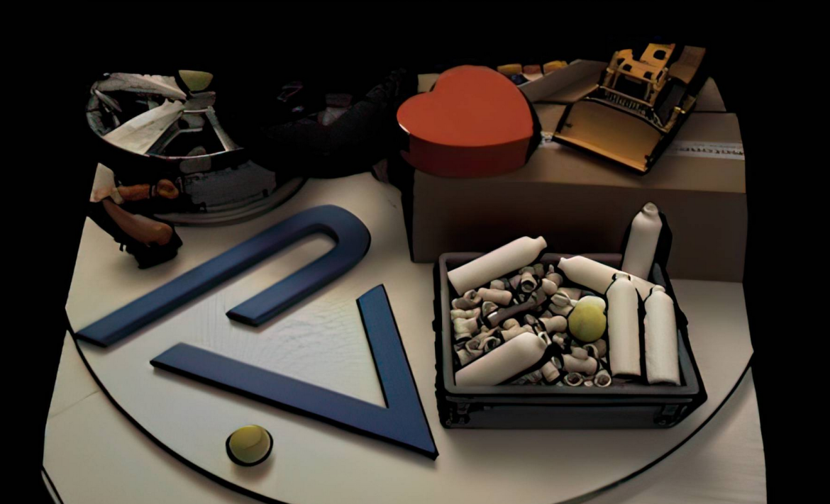 Photo of moving objects taken by Photoneo camera