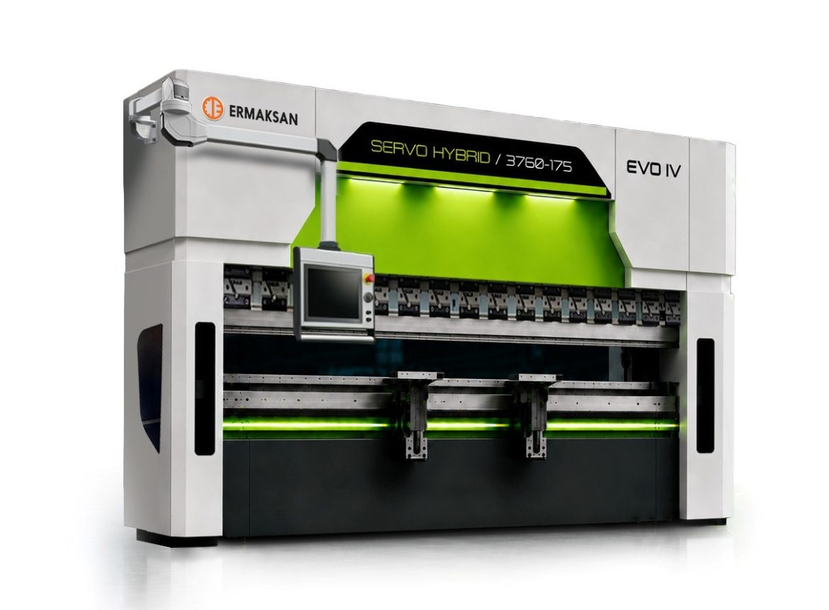 Photo of the EVO-IV servo hybrid press brake