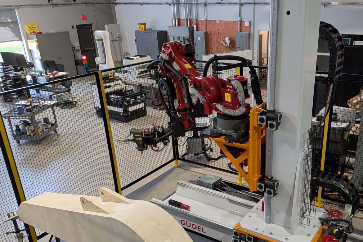 Gudel grinding application for robot