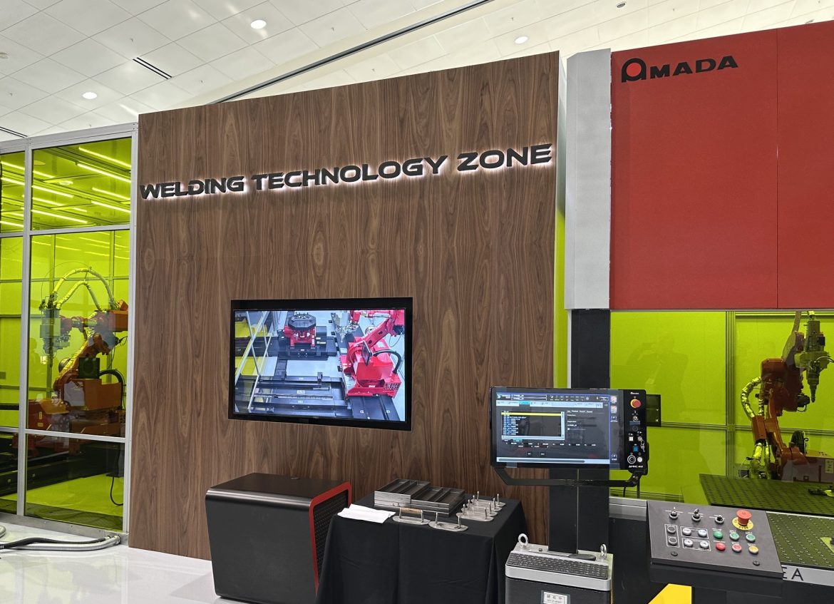 The AMADA Welding Technology Zone in its Schaumburg, IL location