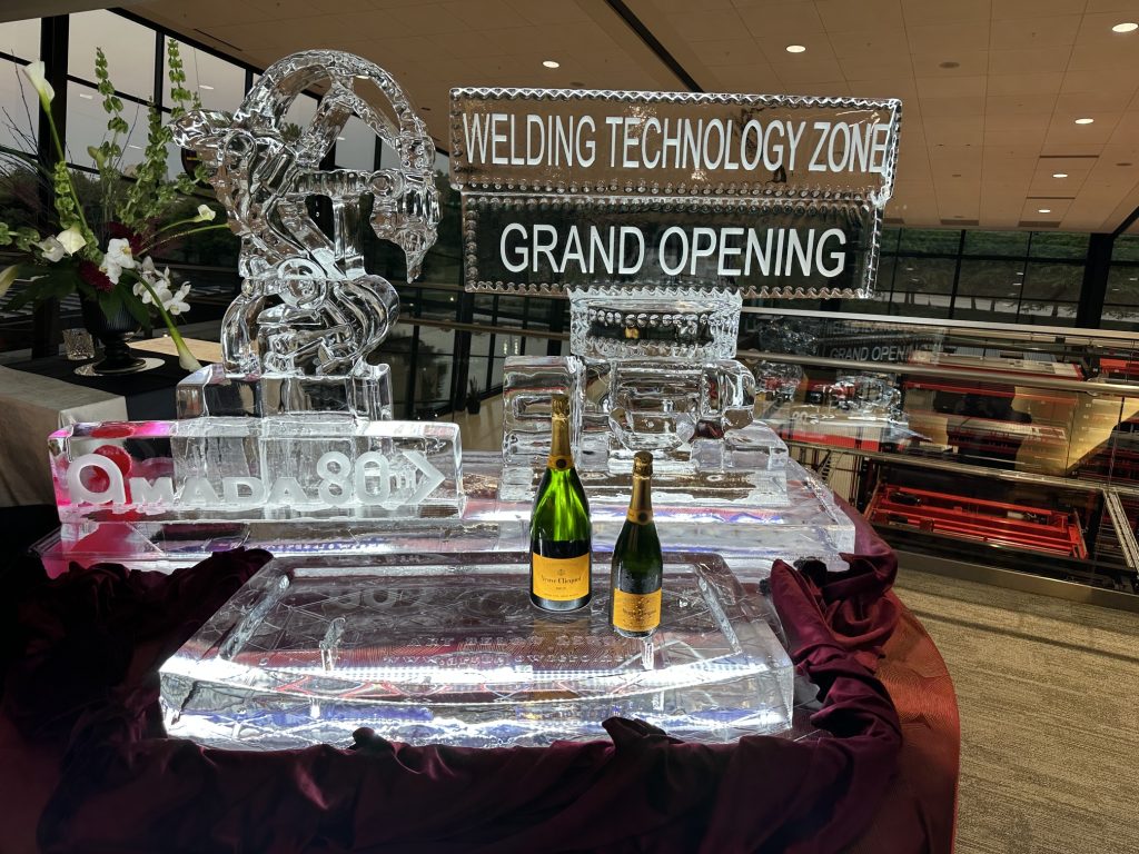 The grand opening of the AMADA Welding Technology Zone was indeed grand.